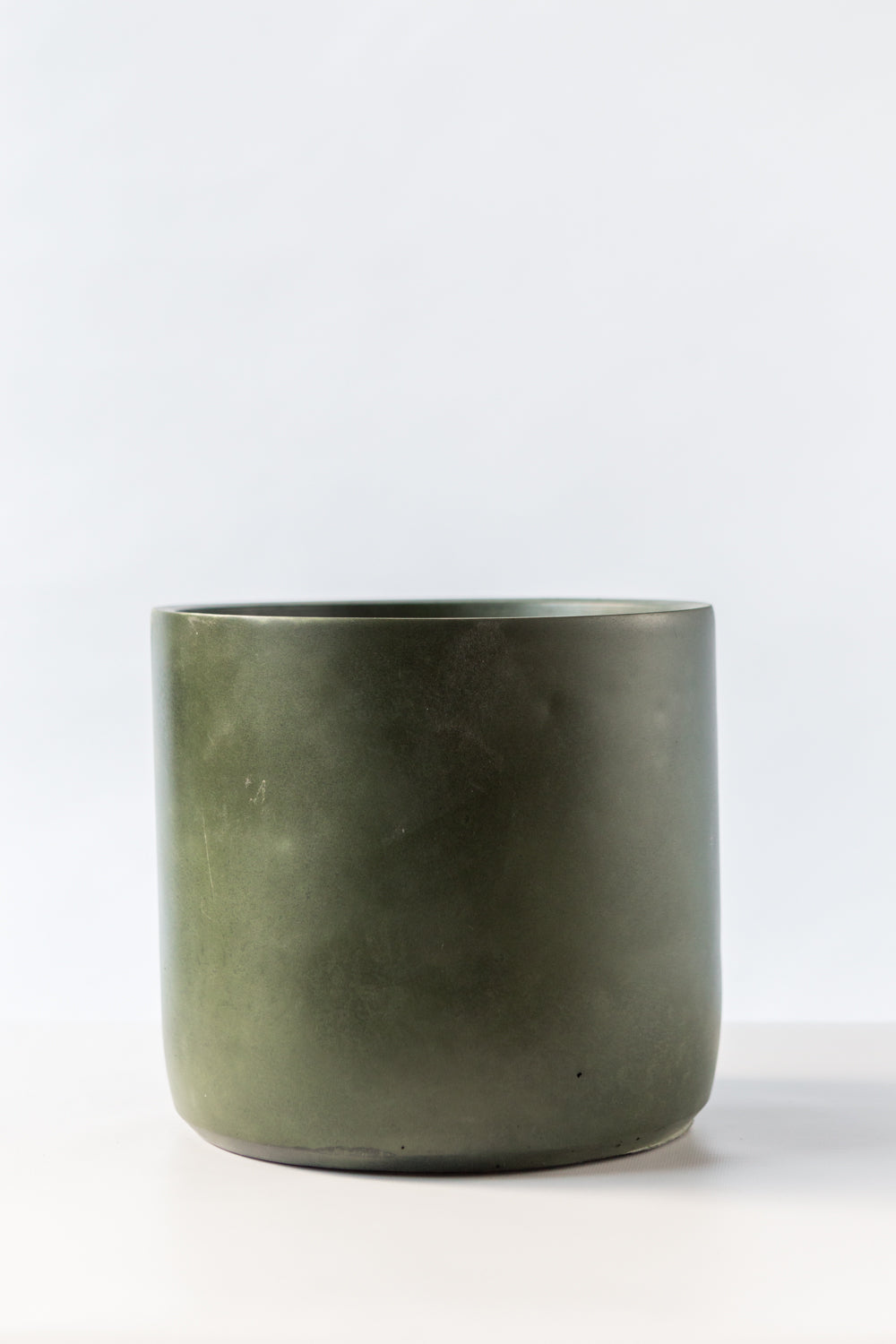 Extra Large Dark Olive Green Plant Pot handmade by Concrete Jungle